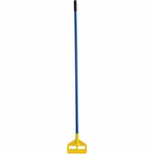 Rubbermaid Commercial Invader 60" Side-Gate Wet Mop Handle, Fiberglass Handle, Blue - 60" (1524 mm) Length - Blue, Yellow - Fiberglass - 1 Each