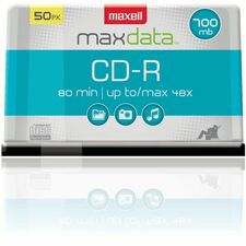 Maxell MAX648250 CD Recordable Media