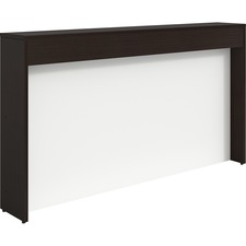 Lorell Prominence 2.0 Espresso Laminate Reception Countertop - 12" Height x 74.3" Width x 11.9" Depth, x 1" Thickness Table Top - Band Edge - Material: Particleboard, Thermofused Laminate (TFL) - Finish: Espresso, Thermofused Laminate (TFL) - 1 Each