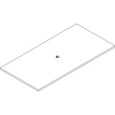 Lorell Prominence 2.0 Rectangular Conference Tabletop - Mahogany Rectangle, Laminated Top - 96" Table Top Width x 48" Table Top Depth x 1.50" Table Top Thickness - Assembly Required - Particleboard Top Material - 1 Each