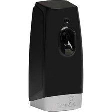 TimeMist Settings Air Freshener Dispenser - 0.13 Hour, 0.25 Hour, 0.50 Hour - 30 Day Refill Life - 2 x AA Battery - 1 Each - Black