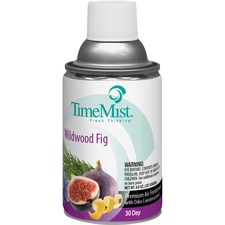 TimeMist Metered 30-Day Wildwood Fig Scent Refill - Spray - 6000 ft³ - 6.6 fl oz (0.2 quart) - Wildwood Fig - 30 Day - 1 Each - Odor Neutralizer, Long Lasting