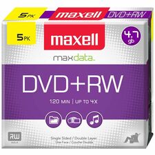 Maxell MAX634045 DVD Rewritable Media