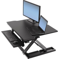 Ergotron WorkFit-TX Standing Desk Converter - Up to 30" Screen Support - 18.14 kg Load Capacity - 20" (508 mm) Height - Desktop - Black