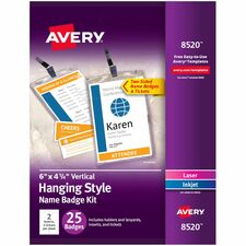 Avery AVE8520 Name Badge Kit