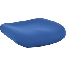 Lorell Padded Fabric Seat Cushion for Conjure Executive Mid/High-back Chair Frame - Blue - Fabric - 1 Each