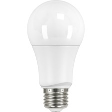 Satco A19 LED 9.5-watt 2700K Frosted Bulb Pack - 9.50 W - 60 W Incandescent Equivalent Wattage - 120 V AC - 800 lm - A19 Size - Frosted - Warm White Light Color - E26 Base - 15000 Hour - 4400.3Â°F (2426.8Â°C) Color Temperature - 80 CRI - 220Â° Beam Angle - 4 / Pack
