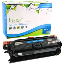 fuzion - Alternative for HP CF331A (654A) Remanufactured Toner - Cyan - 15000 Pages