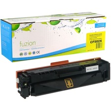 fuzion - Alternative for HP CF502X (202X) Compatible Toner - Yellow - 2500 Pages