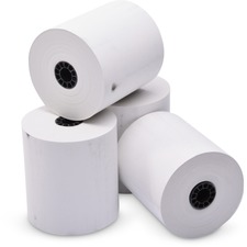 ICONEX NCR Paper Thermal Add Rolls - 3 1/8" (79.38 mm) x 230 ft (70.10 m) - Clear - White - 50 / Carton