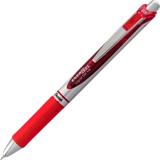 EnerGel EnerGel RTX Gel Pen - 0.3 mm Pen Point Size - Refillable - Retractable - Red Liquid Gel Ink Ink - Metal Barrel - 1 Each