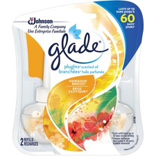 Glade Hawaiian Breeze Automatic Spray 2 Refills - Plug-in - Hawaiian Breeze - 30 Day - 2 / Pack