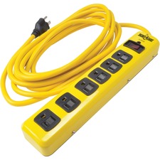 Wood Industries 6-Outlet Surge Suppressor/Protector - 6 x AC Power - 1.88 kVA - 1050 J - 120 V AC Input - 15 ft (4.57 m)