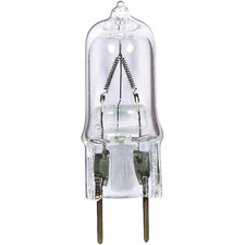 Satco Halogen Light Bulb - 50 W - 120 V AC - 750 lm - T4 Size - Clear - Warm White Light Color - G8 Base - 2000 Hour - 4760.3Â°F (2626.8Â°C) Color Temperature - Dimmable - UV Protection - 1 Each