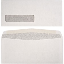 Supremex Security Envelopes Window - Security - #10 - 9 1/2" (241.30 mm) Width x 4 1/8" (104.78 mm) Length - 24 lb (10886.22 g) - 100 / Box