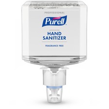 PURELL® Hand Sanitizer Foam Refill - 40.6 fl oz (1200 mL) - Push Pump Dispenser - Kill Germs - Hand - Clear - Dye-free, Fragrance-free - 2 / Case