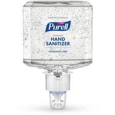 PURELL® Hand Sanitizer Gel Refill - 1.2 L - Touchless Dispenser - Kill Germs - Hand - Clear - Dye-free, Fragrance-free - 2 / Case - Used with PURELL ES6 Touch-free Hand Sanitizer Dispensers