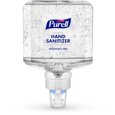 PURELL® Hand Sanitizer Gel Refill - Fragrance-free Scent - 1.27 quart - Touchless Dispenser - Kill Germs - Hand - Clear - Dye-free, Fragrance-free - 2 / Carton