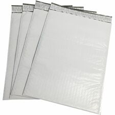 Spicers Xpak Bubble Mailers - Shipping - #0 - 10" (254 mm) Width x 6 1/2" (165.10 mm) Length - Peel & Seal - White - Polyethylene - 250 / Box