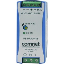 Comnet Industrial DIN Rail Mounting 60 Watt 48 Volt Power Supply