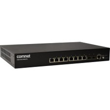 Comnet Commercial Grade 10 Port Gigabit Managed Ethernet Switch with 30 W PoE+