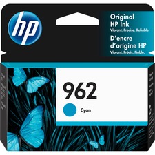 HP 962 Original Inkjet Ink Cartridge - Cyan - 1 Each - 700 Pages