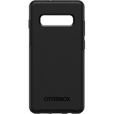 OtterBox Symmetry Series for Galaxy S10+ - For Samsung Smartphone - Black - Drop Resistant, Bump Resistant - Synthetic Rubber, Polycarbonate - 1 Pack