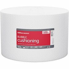 Office Depot Large Bubble Packing Material, 12in x 100ft - Bubble Rolls ...