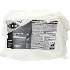 CloroxPro™ Disinfecting Wipes - For Multipurpose - Fresh Scent - 7" Length x 7" Width - 700 / Pack - 1 Each - Bleach-free, Pre-moistened, Antibacterial - White