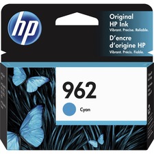 HEW3HZ96AN - HP 962 (3HZ96AN) Original Standard Yield Inkjet Ink Cartridge - Cyan - 1 Each