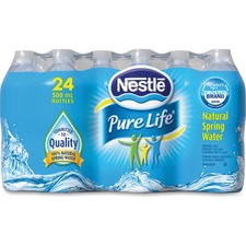 Pure Life Unisource Bottled Water - Ready-to-Drink - 500 mL - 24 / Carton