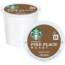 Starbucks Coffee K-cups Pike Place Medium Roast 24.bx