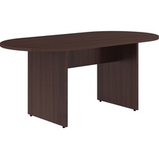 Lorell Essentials Oval Conference Table - 72" x 36" x 1.3" x 29.5