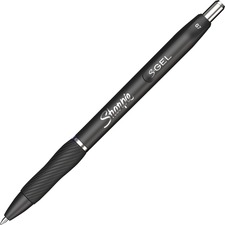 Sharpie S-Gel Pens - 0.7 mm Pen Point Size - Retractable - Black Gel-based Ink - 1 Box