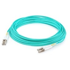 AddOn 0.7m LC (Male) to LC (Male) Aqua OM4 Duplex Fiber OFNR (Riser-Rated) Patch Cable