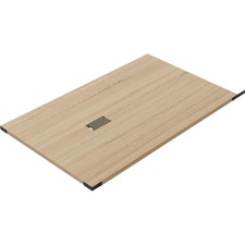 Safco Mirella Half Conference Tabletop - 72" x 47.5" x 1.6" Table Top - Material: Particleboard - Finish: Sand Dune, Laminate