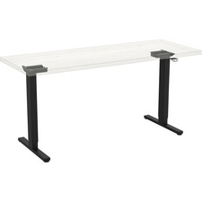 Special.T Liberty 2-tier Electric Sit/Stand Table - 22" Table Top Length x 68" Table Top Width - 46" Height - Black