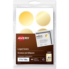 Avery AVE2353 Security Seal