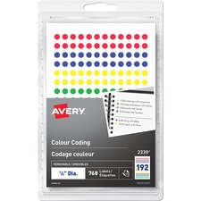 Avery AVE2339 Color Coded Label