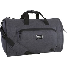 SwissGear Getaway SW22312005 Carrying Case (Duffel) Luggage, Travel Essential - Dark Gray - Polyester Body - Shoulder Strap, Telescoping Handle - 10.50" (266.70 mm) Height x 21" (533.40 mm) Width x 3" (76.20 mm) Depth - 1 Each