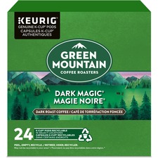 Green Mountain Coffee K-Cup Dark Magic Coffee - Compatible with Keurig K-Cup Brewer - Extra Bold/Dark - 24 / Box