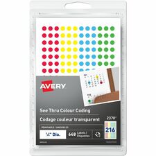 Avery AVE2370 Color Coded Label