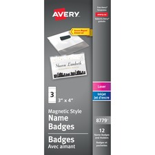 AveryÂ® Name Badge Kit - 12 / Pack