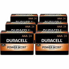 Duracell Coppertop Alkaline AAA Battery Boxes of 24 - For Multipurpose - AAAsapceShelf Life - 144 / Carton