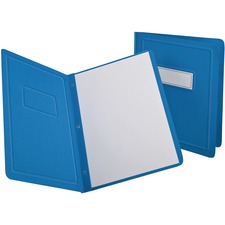 TOPS Recycled Report Cover - 100 Sheets Capacity - Light Blue - 6 / Pack