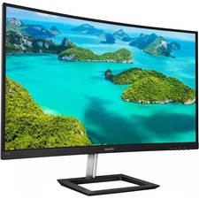 Philips 272E1CA 27" Class Full HD Curved Screen LCD Monitor - 16:9 - Textured Black - 27" Viewable - Vertical Alignment (VA) - WLED Backlight - 1920 x 1080 - 16.7 Million Colors - FreeSync - 250 cd/m - 4 msGTG - HDMI - VGA - DisplayPort