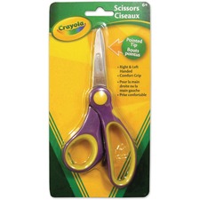 Crayola Scissors - Left/Right - Stainless Steel - Pointed Tip - 1 Each