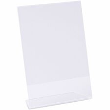 ACRYLIC SELF-STANDING DESK FRAME FOR 5 X 7 INSERT,