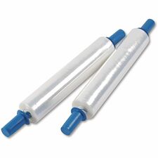 STRETCH FILM W/CUSHIONED HANDLES, 20&quot; X 1000&#39;, 20 MIC