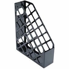 RECYCLED PLASTIC MAGAZINE FILE, 11 3/4 X 3 X 9 1/2,